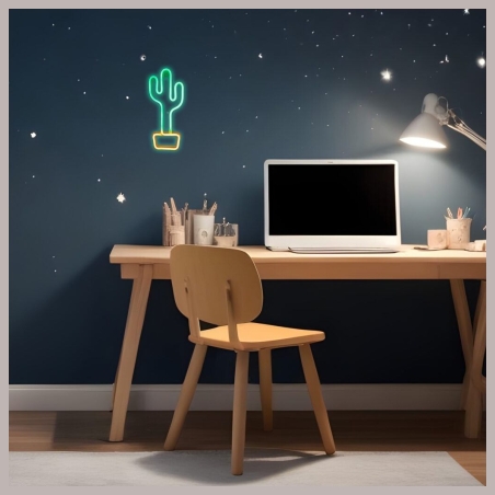 Manta SNL07GN Style Neon Lights CACTUS Green/Yellow