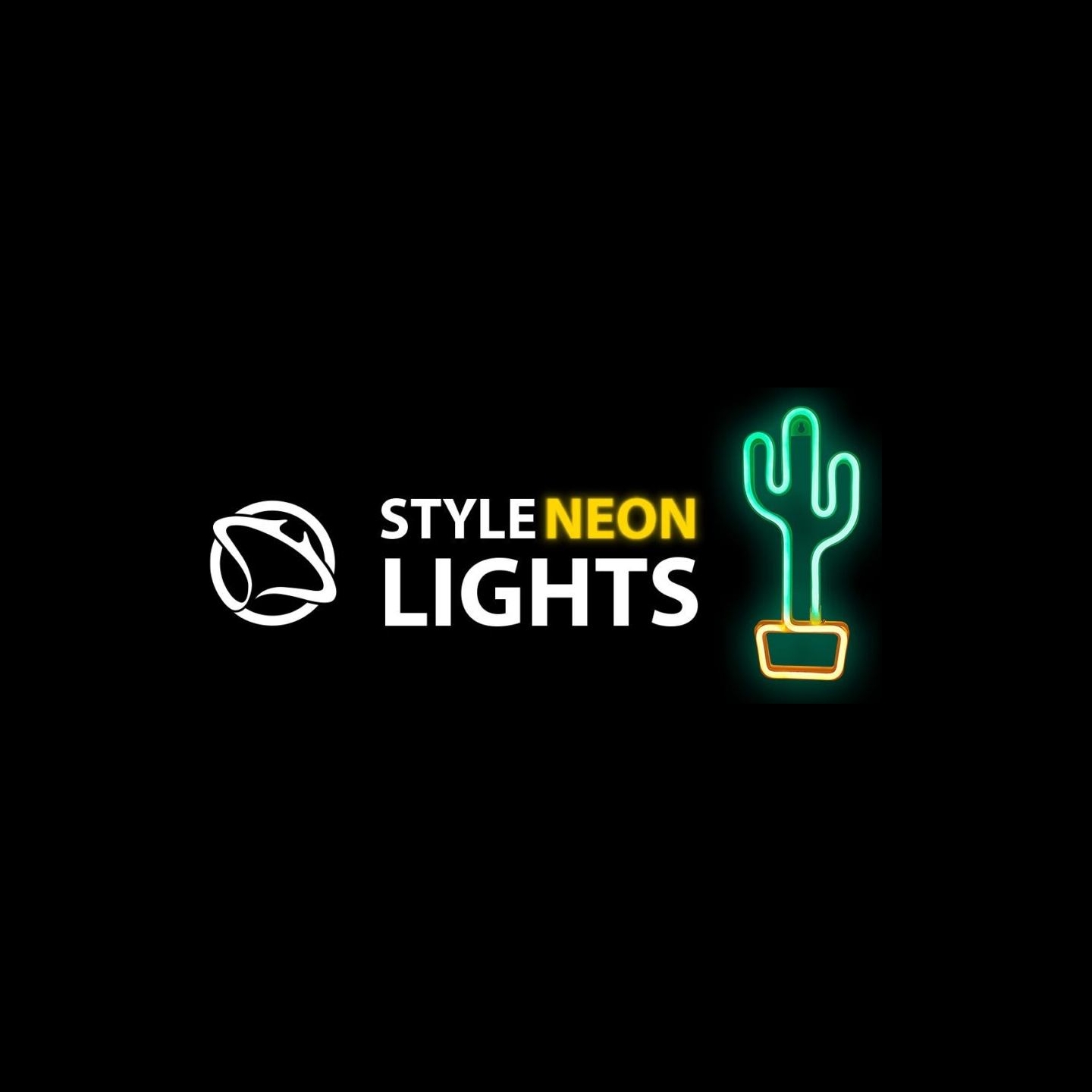 Manta SNL07GN Style Neon Lights CACTUS Green/Yellow