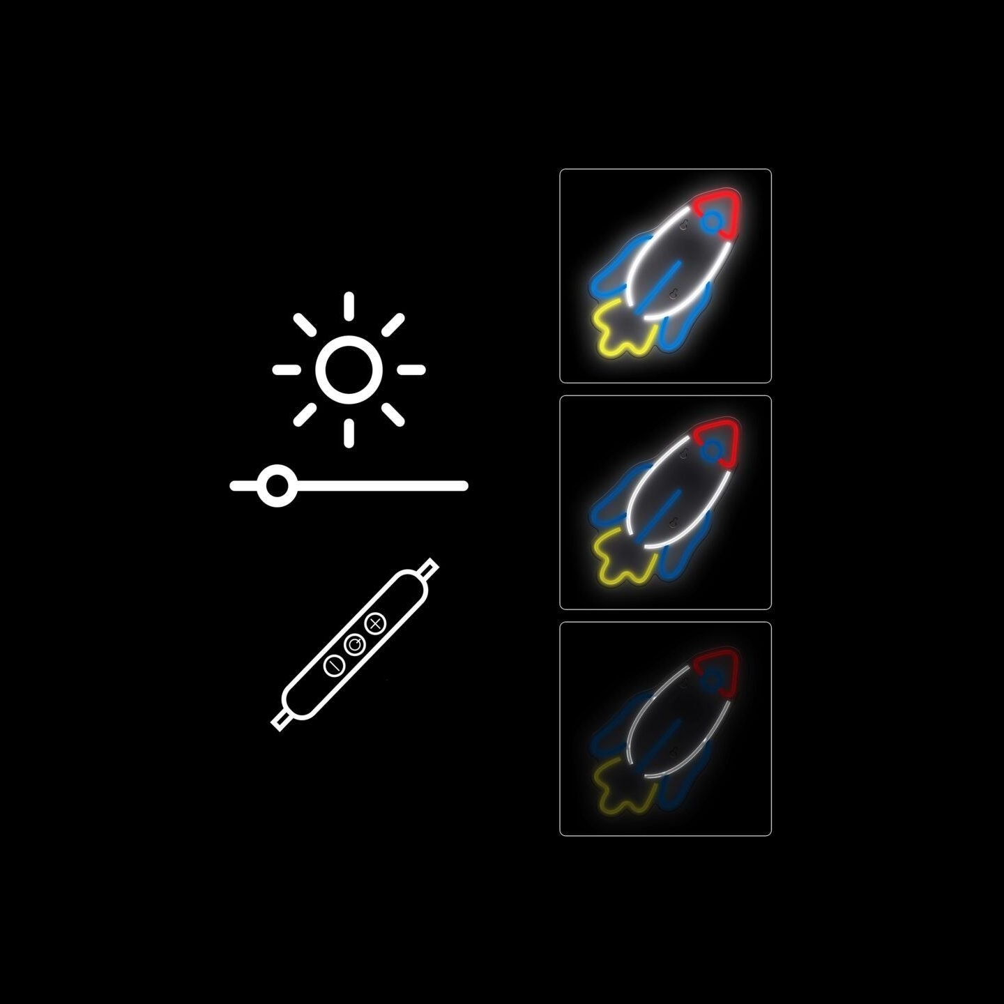 Manta SNL91MT Style Neon Lights RAKETA