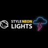 Manta SNL71BL Style Neon Lights CLOUD WITH LIGHTNING Blue-Pink