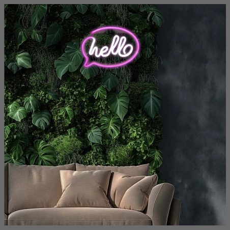 Manta SNL08PKT Style Neon Lights HELLO Pink/White