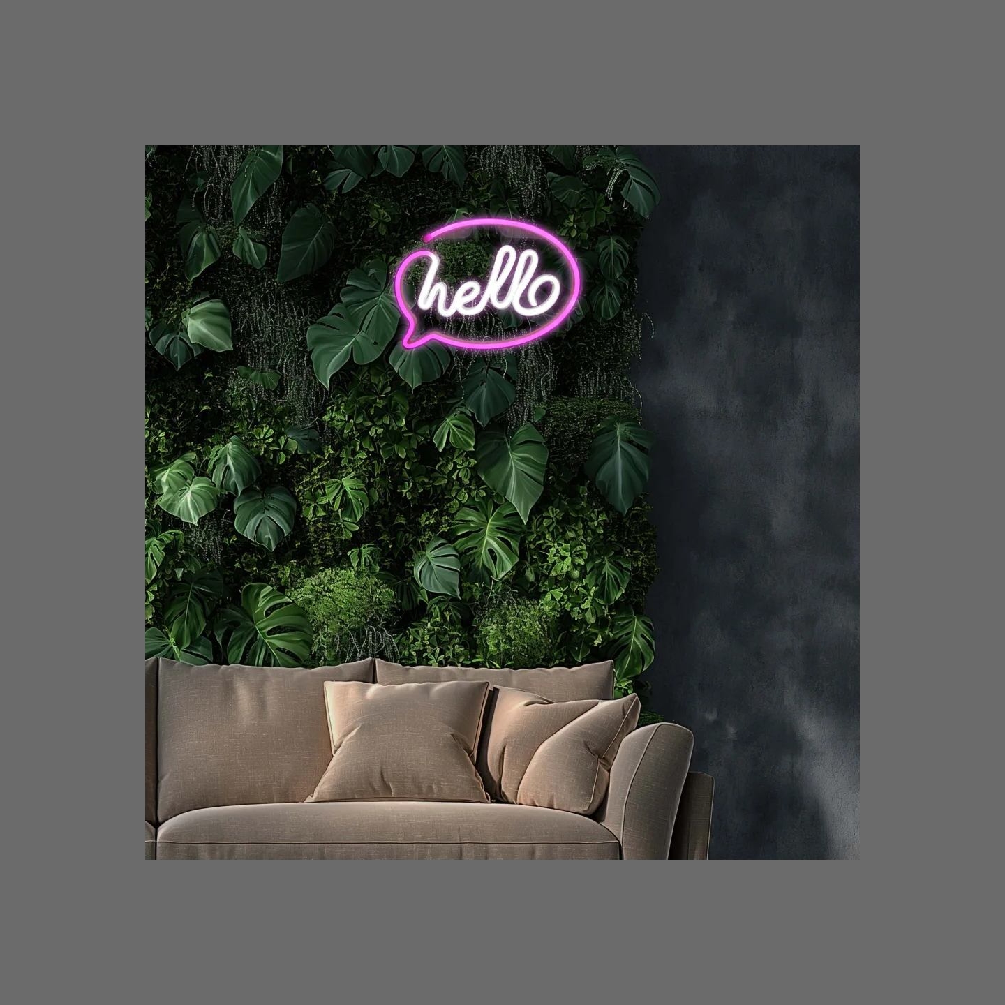 Manta SNL08PKT Style Neon Lights HELLO Pink/White