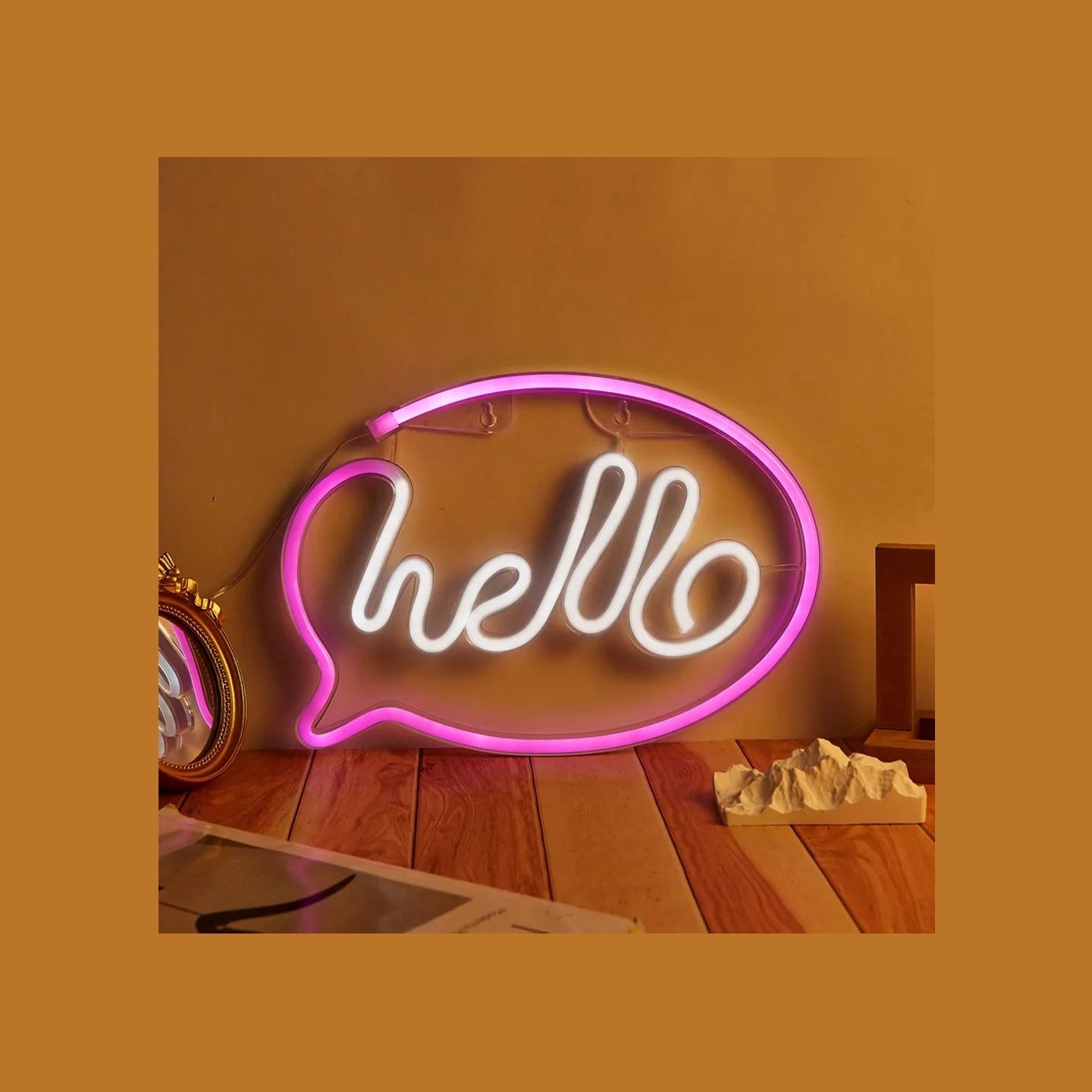 Manta SNL08PKT Style Neon Lights HELLO Pink/White