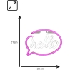 Manta SNL08PKT Style Neon Lights HELLO Pink/White