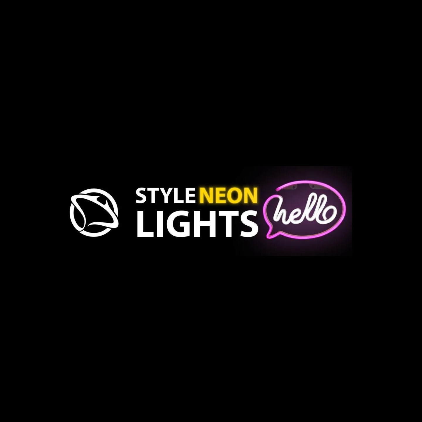 Manta SNL08PKT Style Neon Lights HELLO Pink/White