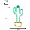 Manta SNL07GNT Style Neon Lights CACTUS Green/Yellow