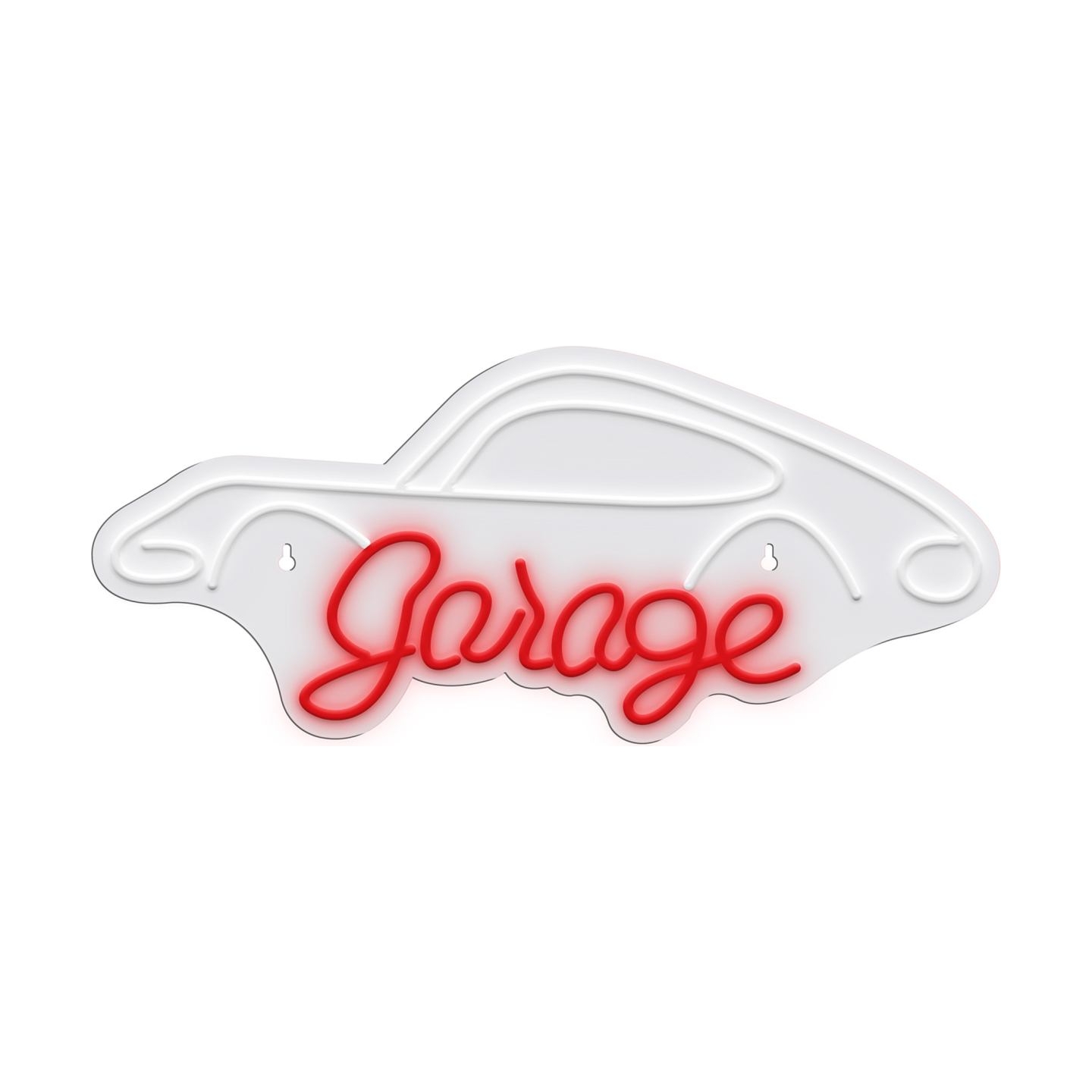 Manta SNL95WH Style Neon Lights Garage white-red