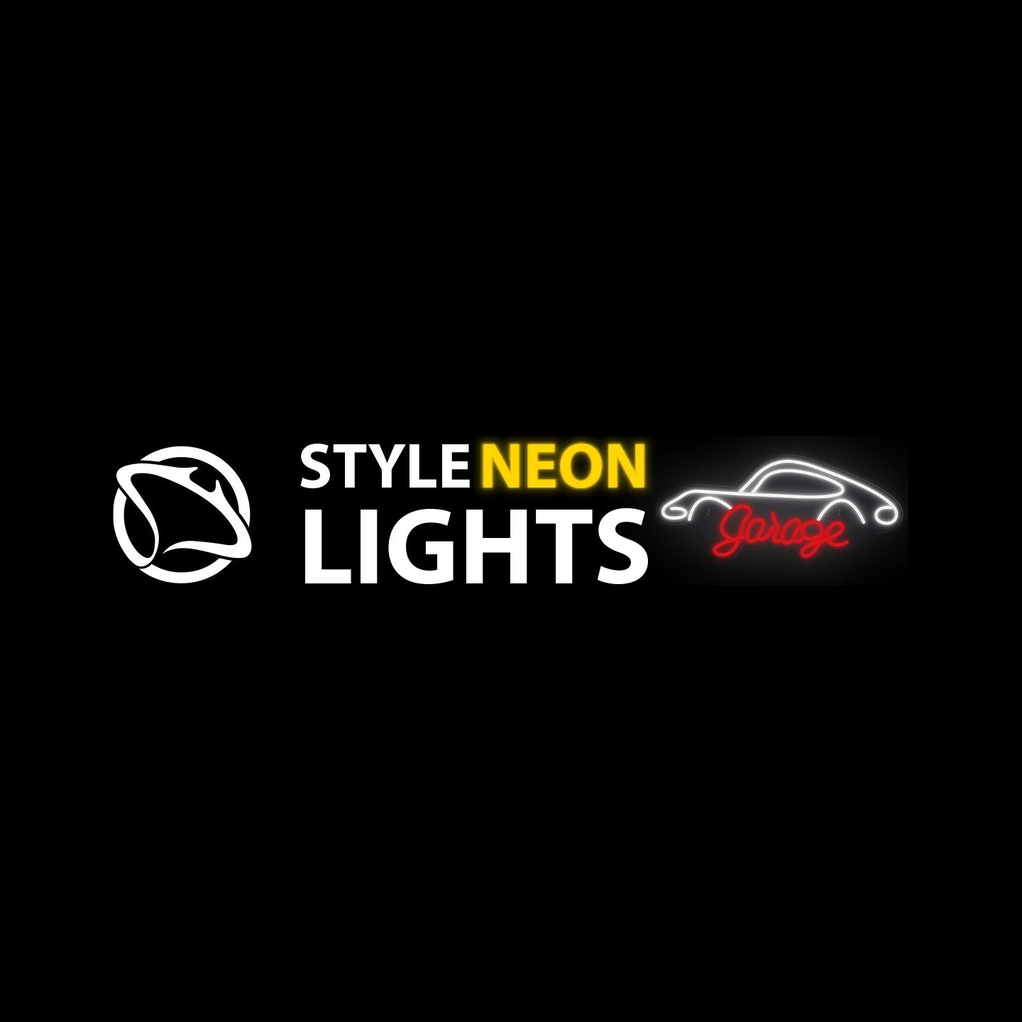 Manta SNL95WH Style Neon Lights Garage white-red