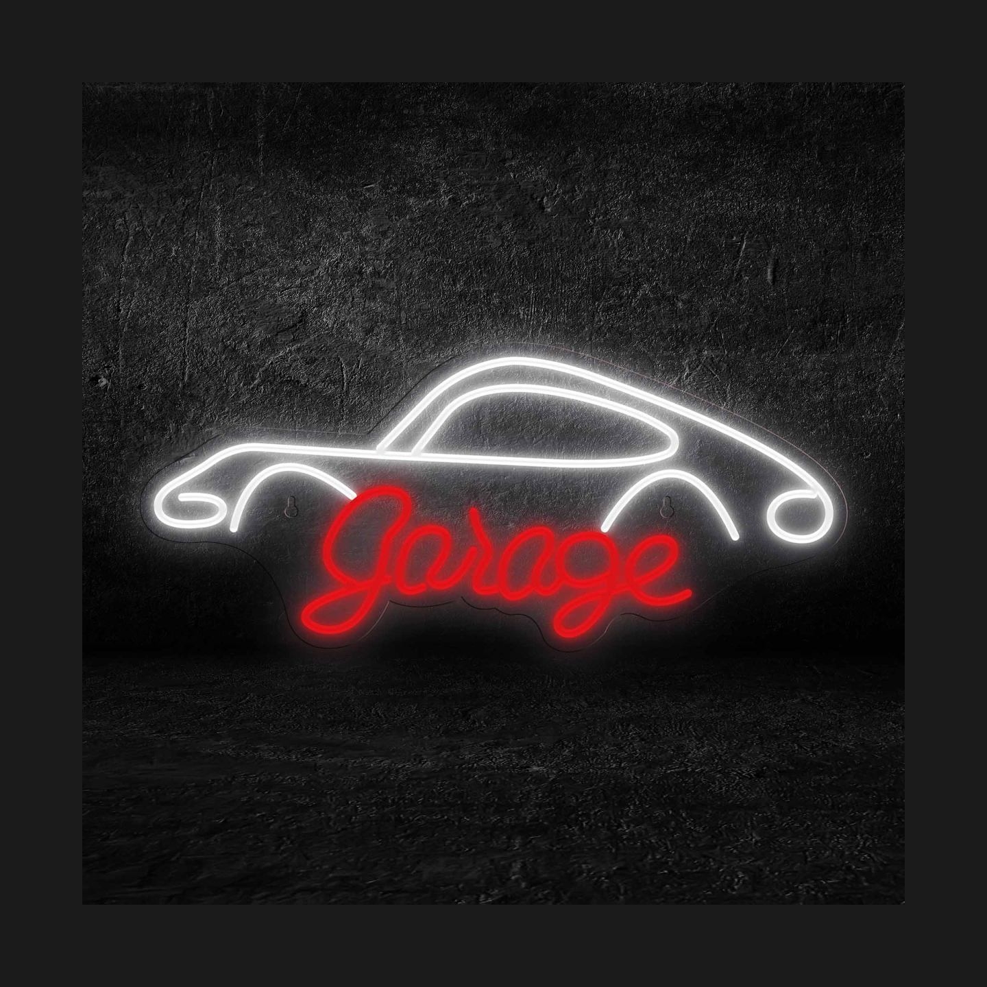 Manta SNL95WH Style Neon Lights Garage white-red