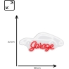 Manta SNL95WH Style Neon Lights Garage white-red
