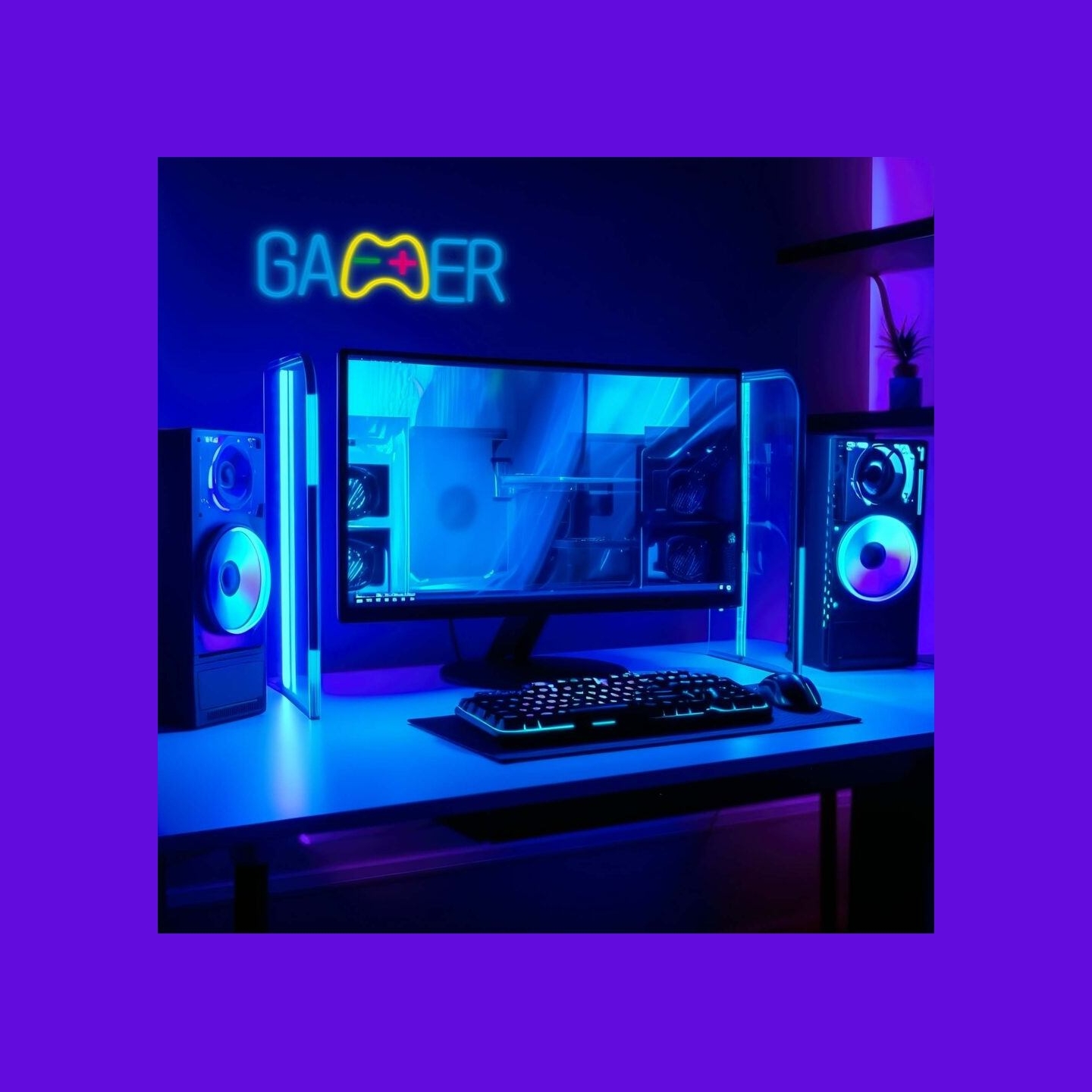 Manta SNL62MT Style Neon Lights  GAMER