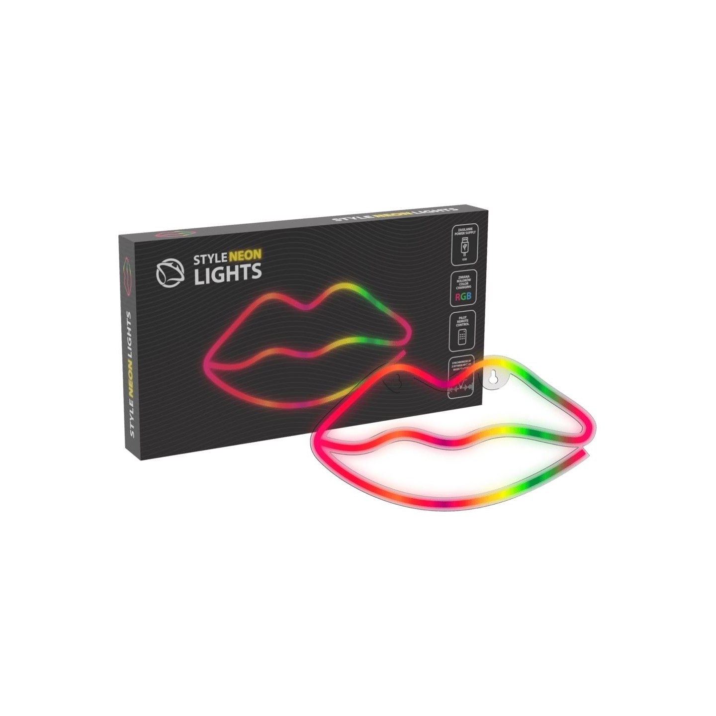Manta SNL61RGB Style Neon Lights LIPS