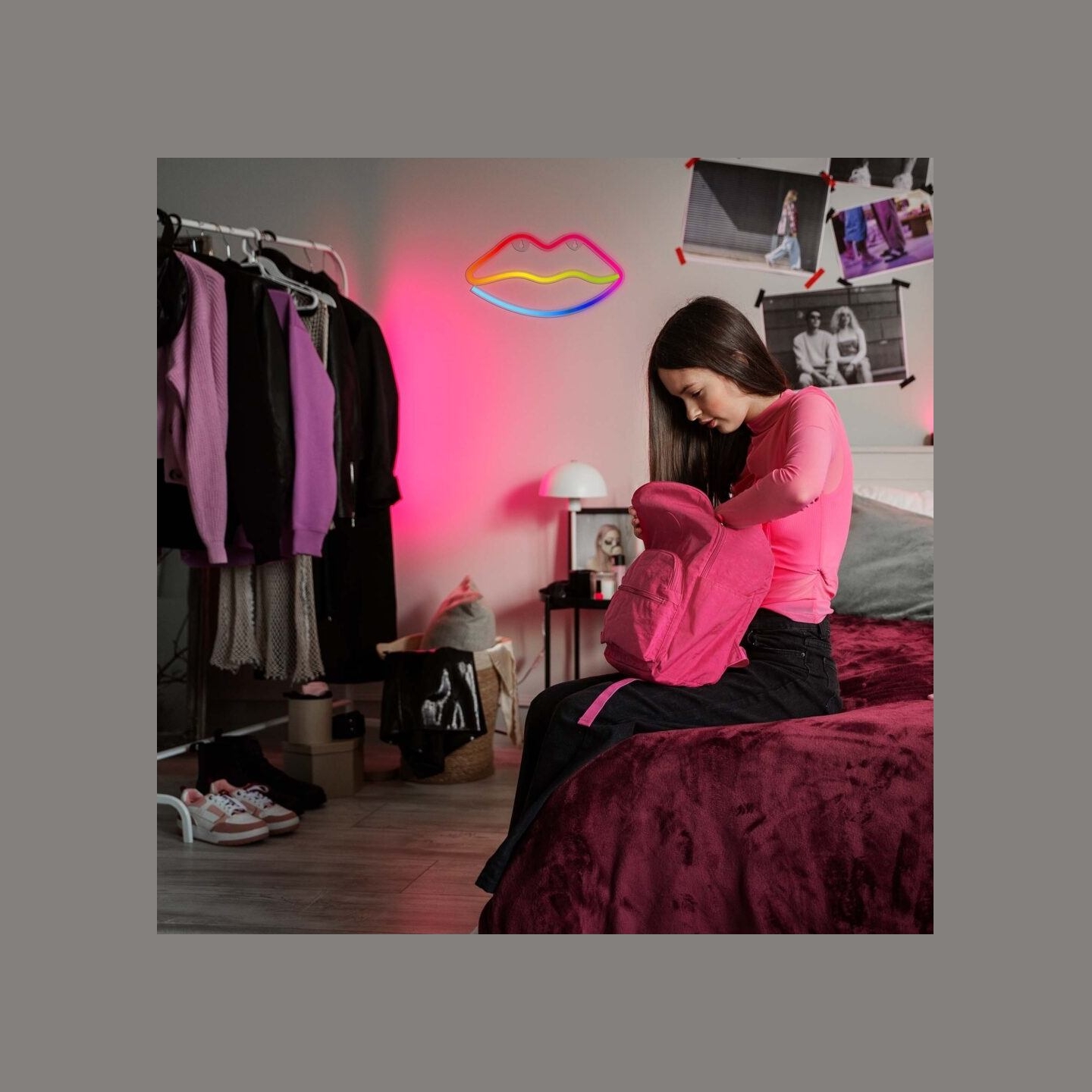 Manta SNL61RGB Style Neon Lights LIPS