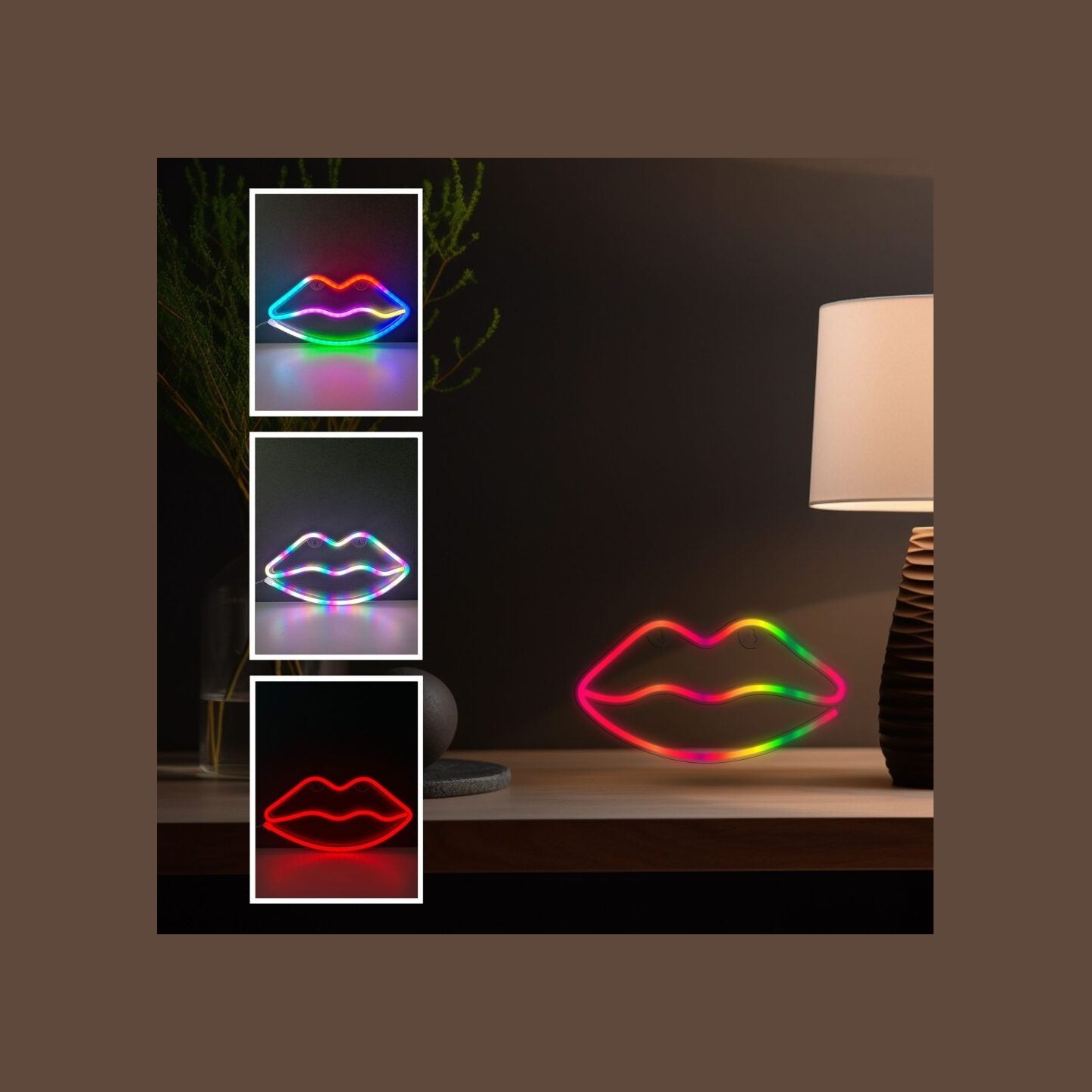 Manta SNL61RGB Style Neon Lights LIPS
