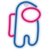 Manta SNL27BLT Style Neon Lights ASTRONAUT