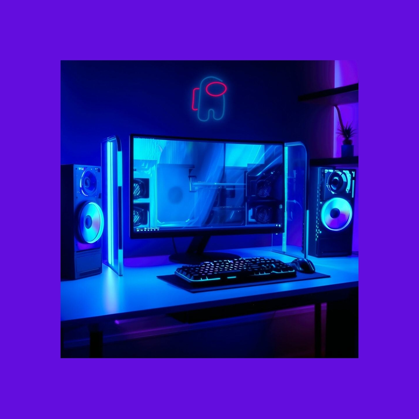 Manta SNL27BLT Style Neon Lights ASTRONAUT