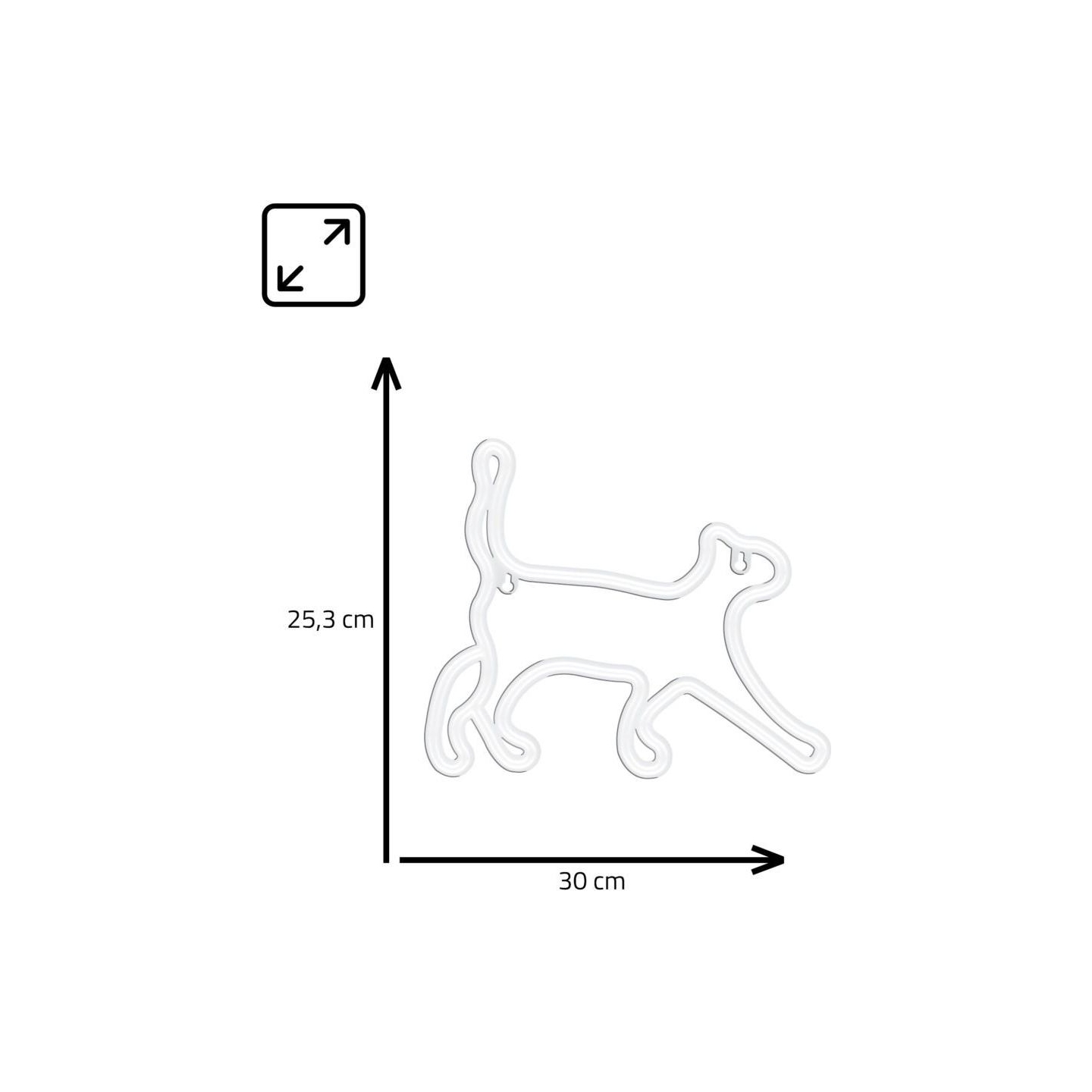 Manta SNL70WH Style Neon Lights CAT 2 White