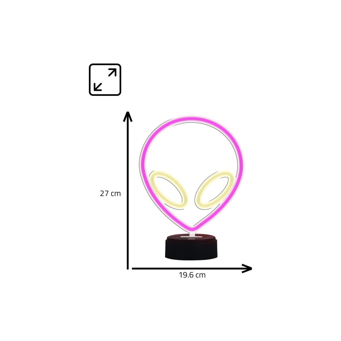 Manta SNL86PK Style Neon Lights UFO Pink