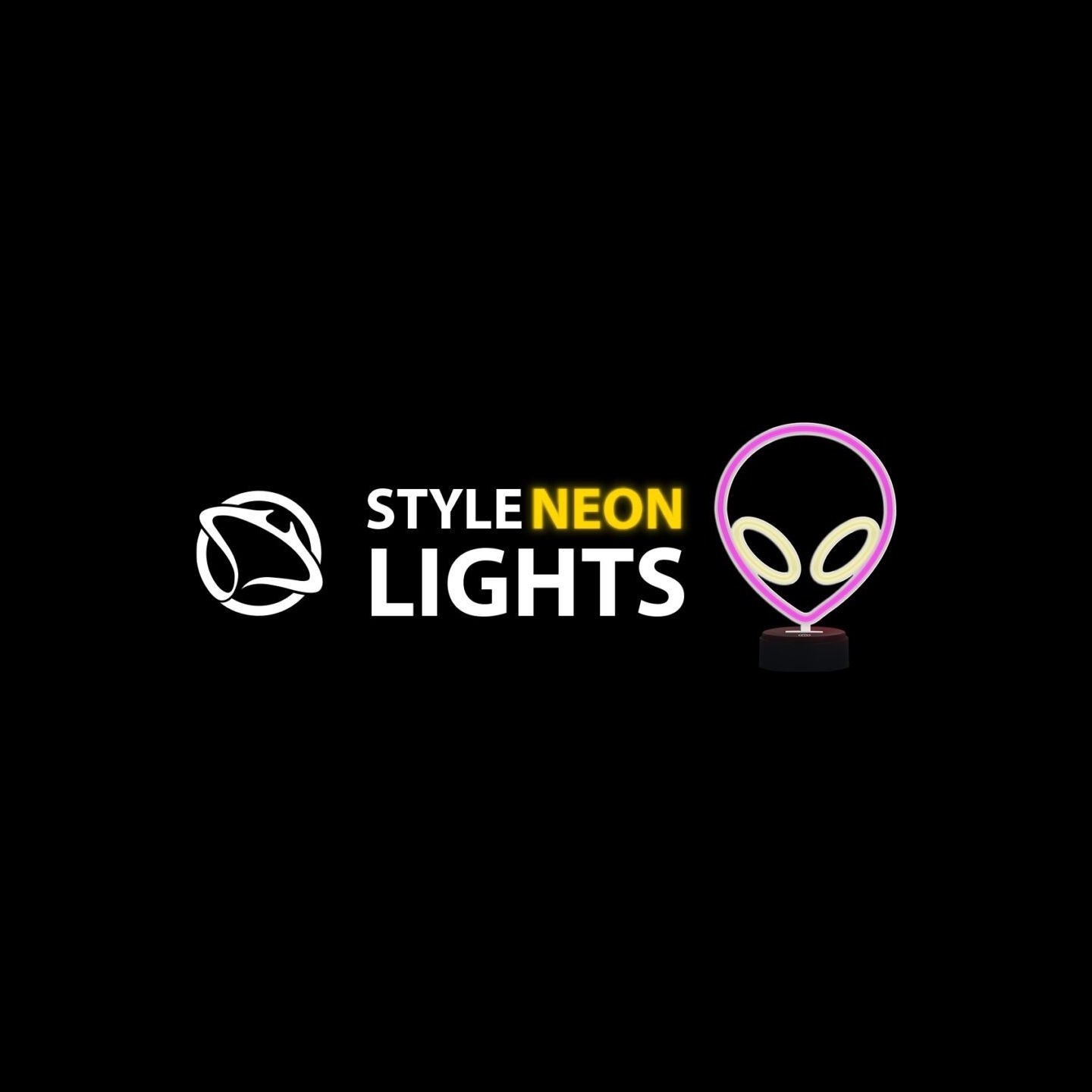 Manta SNL86PK Style Neon Lights UFO Pink
