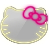 Manta MASNL129WH  Style Neon Lights Cat With A Bow LED Neon Mirror