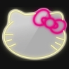 Manta MASNL129WH  Style Neon Lights Cat With A Bow LED Neon Mirror