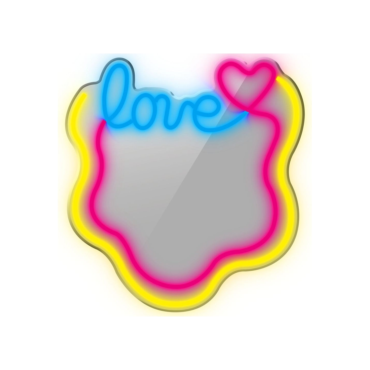Manta MASNL131MT  Style Neon Lights LOVE LED Neon Mirror