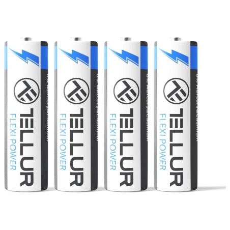 Tellur Flexi Power battery, Super Alkaline, AA LR6, 1.5V, 4 pcs/set