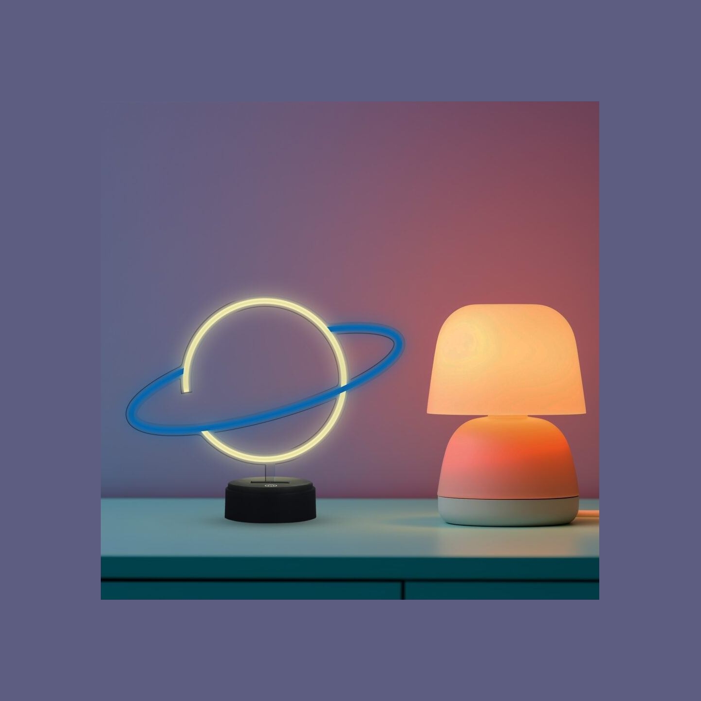 Manta SNL38BLT LED lamp Light decoration Planeta blue/white
