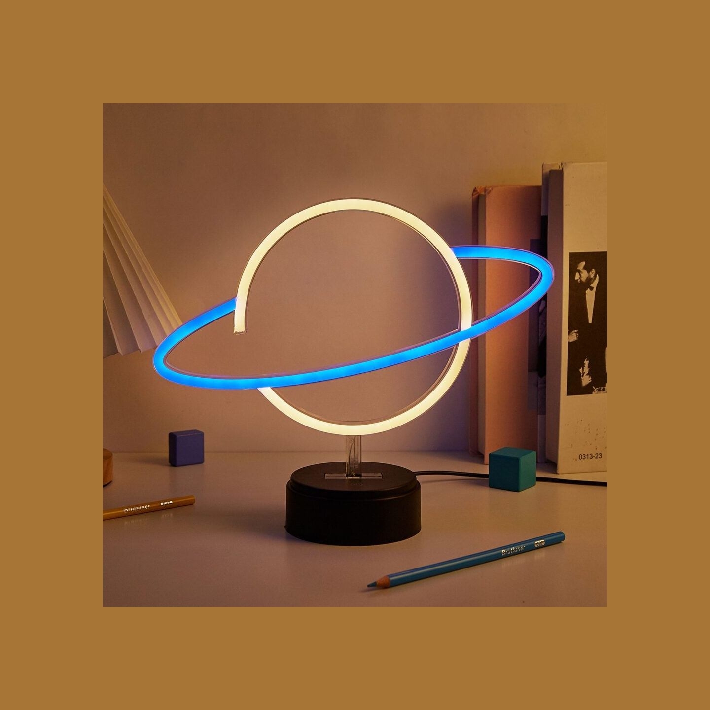 Manta SNL38BLT LED lamp Light decoration Planeta blue/white