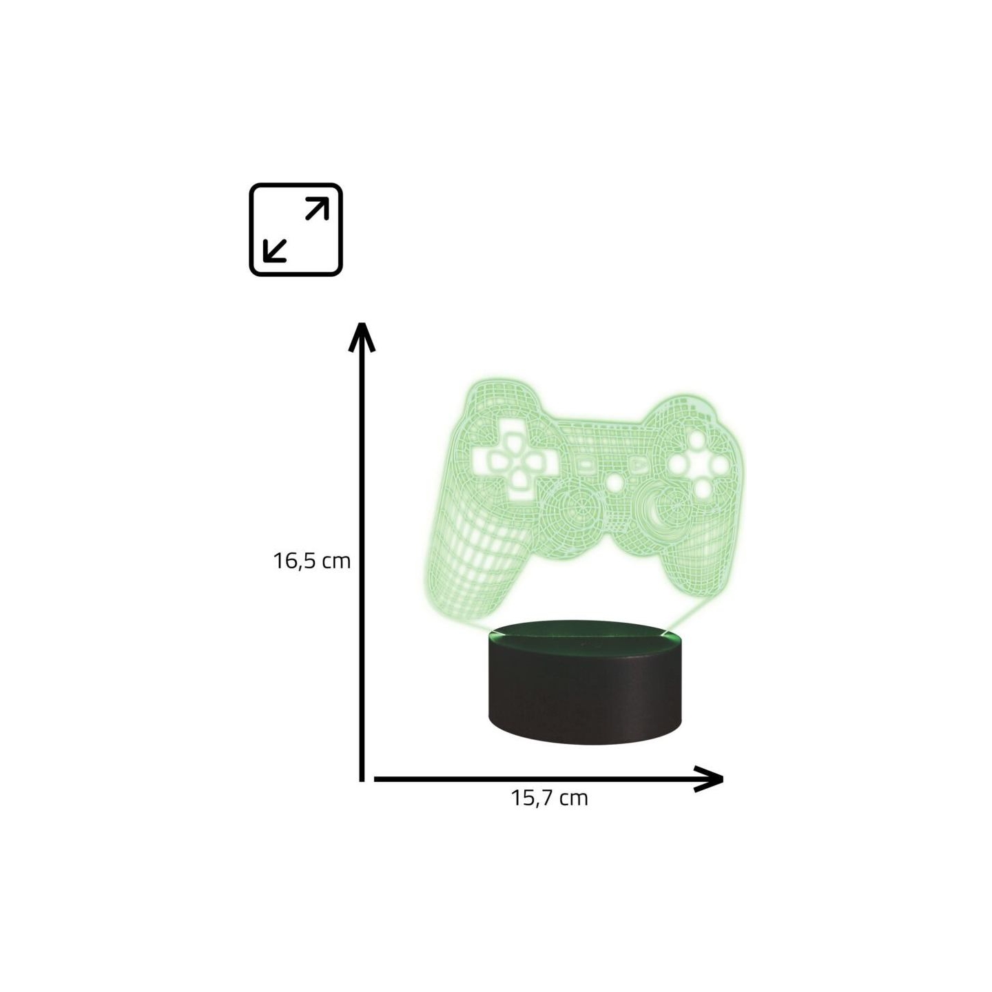 Manta SNL57RGB LED lamp Light decoration Gamepad RGB 3D