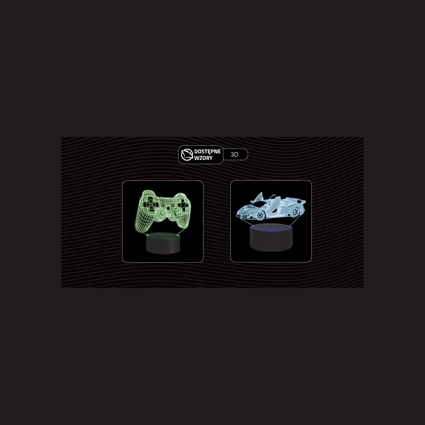 Manta SNL57RGB LED lamp Light decoration Gamepad RGB 3D