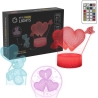 Manta SNL115RGB LED lamp Light decoration Heart RGB 3D