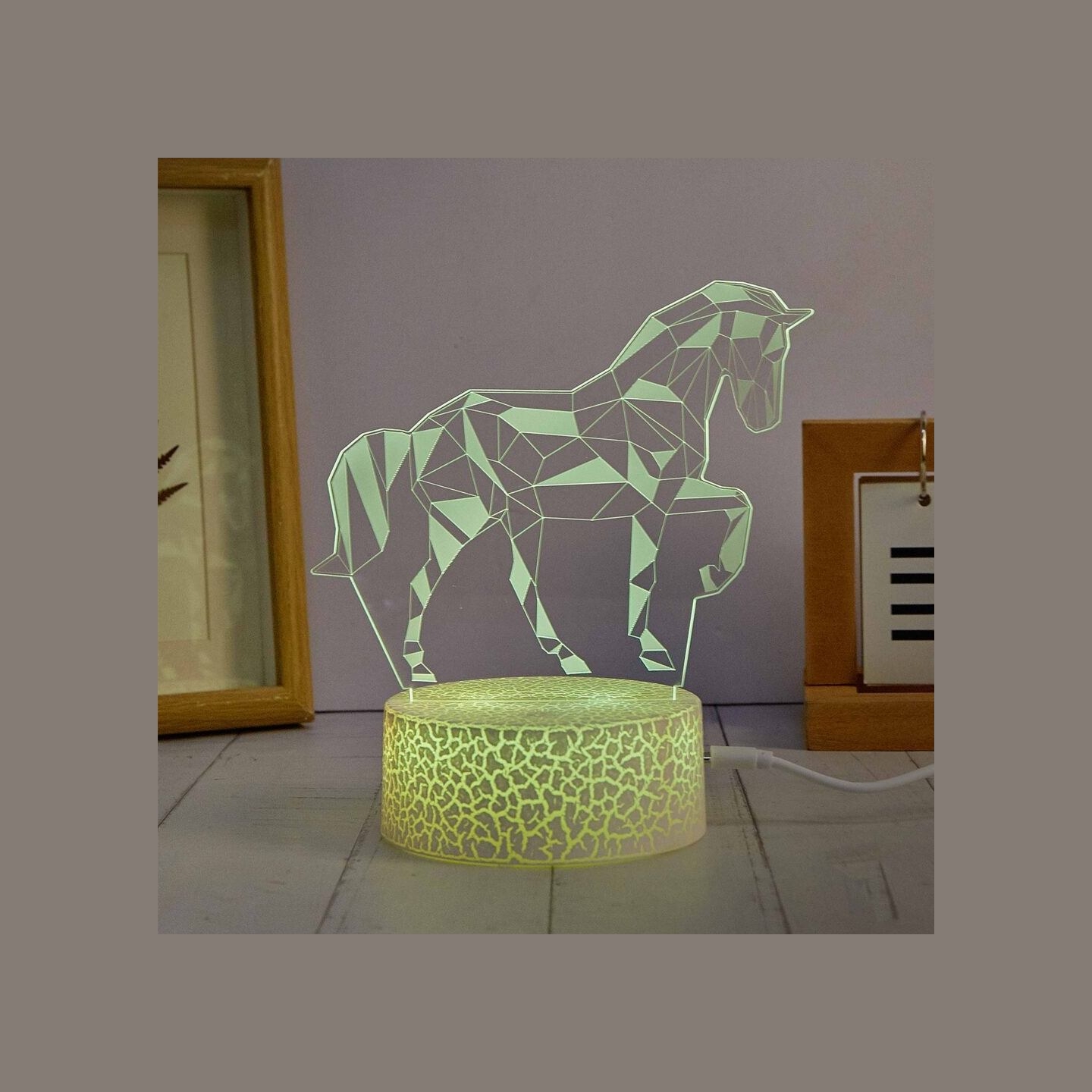 Manta SNL116RGB LED lamp Light decoration Horses RGB 3D