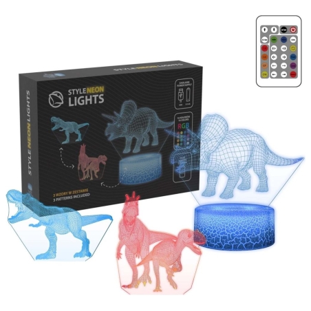 Manta SNL117RGB LED lamp Light decoration Dinosaurs RGB 3D