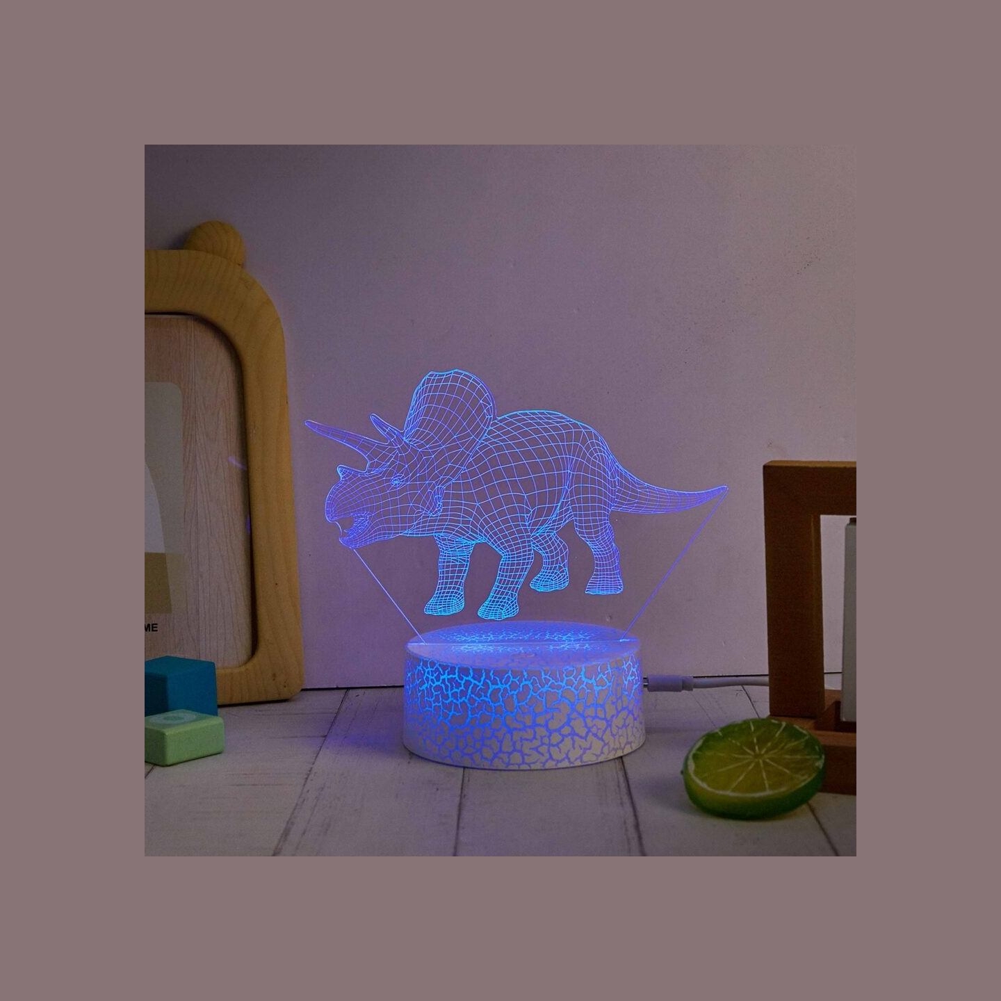 Manta SNL117RGB LED lamp Light decoration Dinosaurs RGB 3D