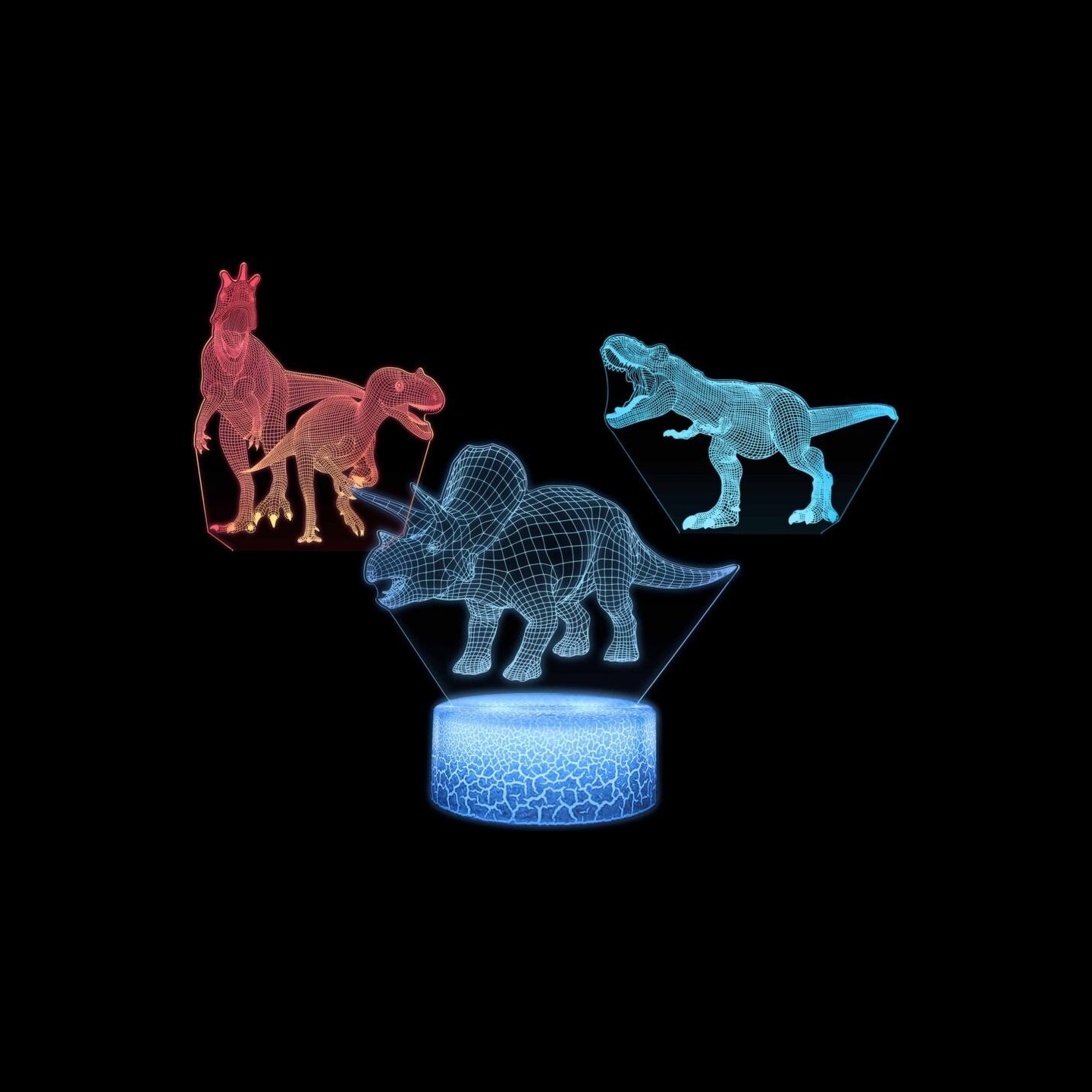 Manta SNL117RGB LED lamp Light decoration Dinosaurs RGB 3D