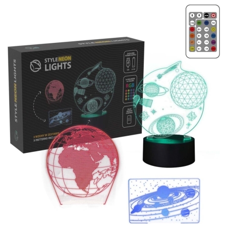 Manta SNL118RGB LED lamp Light decoration Kosmos RGB 3D