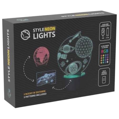 Manta SNL118RGB LED lamp Light decoration Kosmos RGB 3D