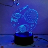 Manta SNL118RGB LED lamp Light decoration Kosmos RGB 3D