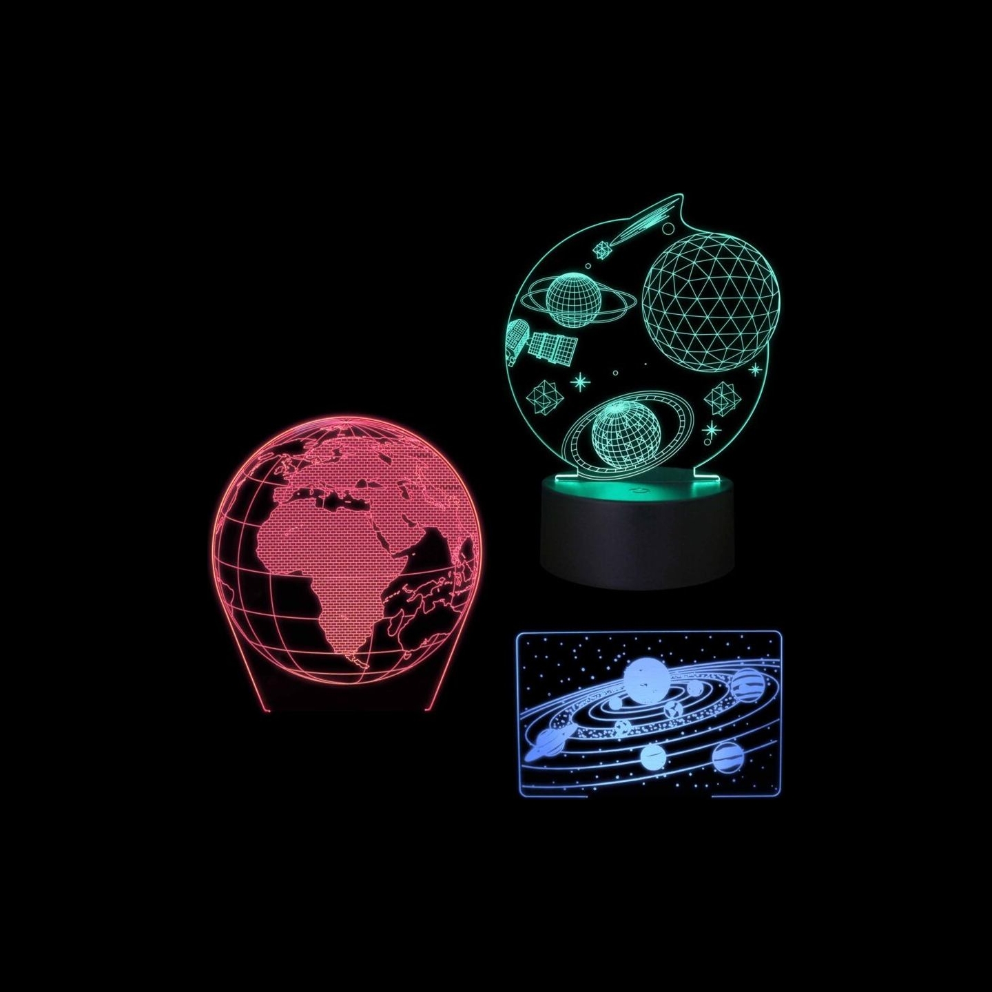 Manta SNL118RGB LED lamp Light decoration Kosmos RGB 3D