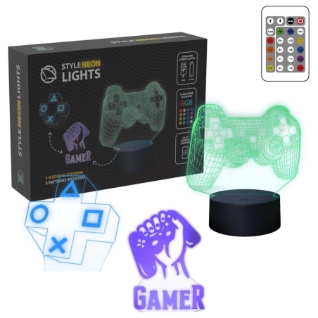 Manta SNL122RGB LED lamp Light decoration Game 2 RGB 3D