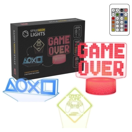 Manta SNL123RGB LED lamp Light decoration Game 3 RGB 3D