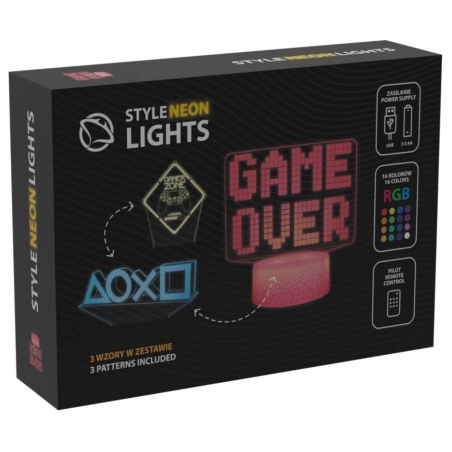 Manta SNL123RGB LED lamp Light decoration Game 3 RGB 3D