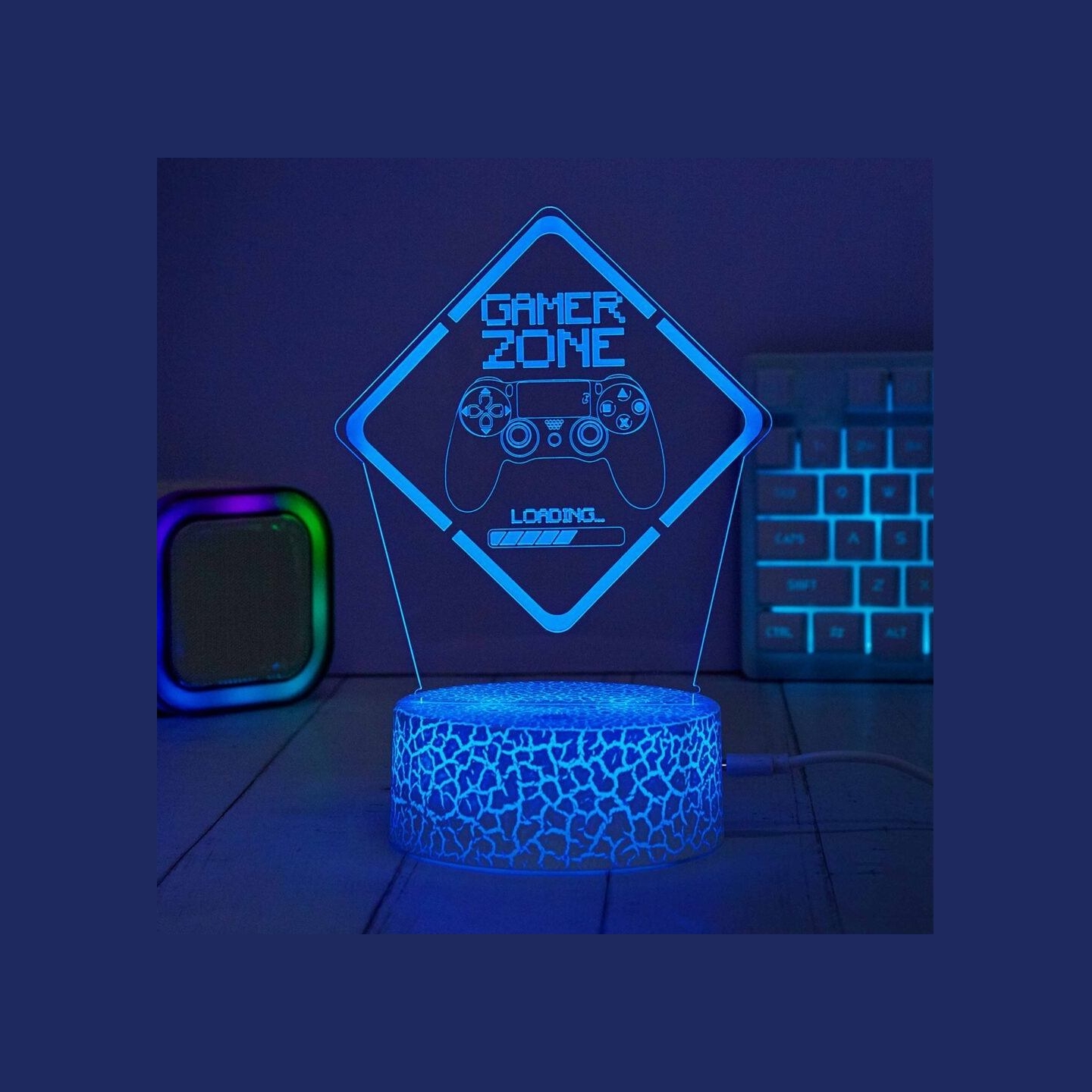 Manta SNL123RGB LED lamp Light decoration Game 3 RGB 3D