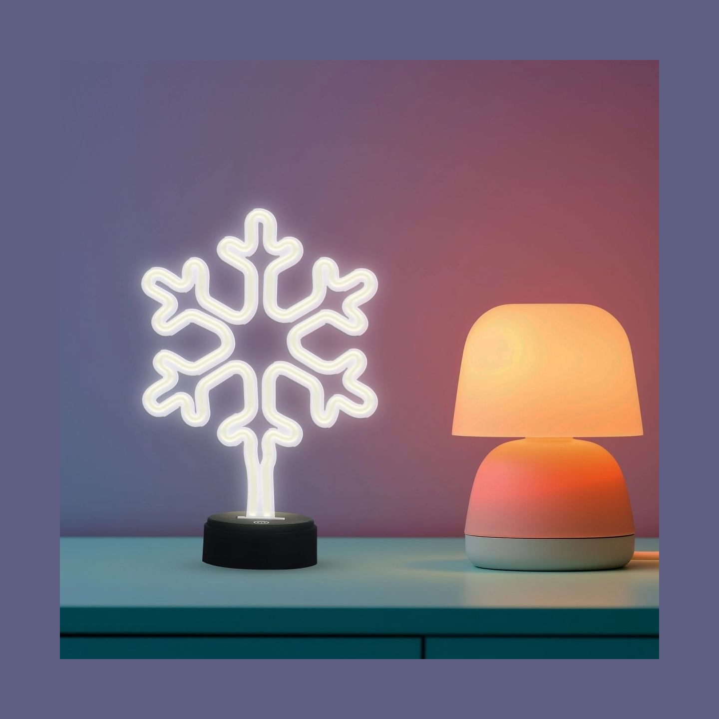 Manta SNL84WH  lamp Light decoration Snowflake