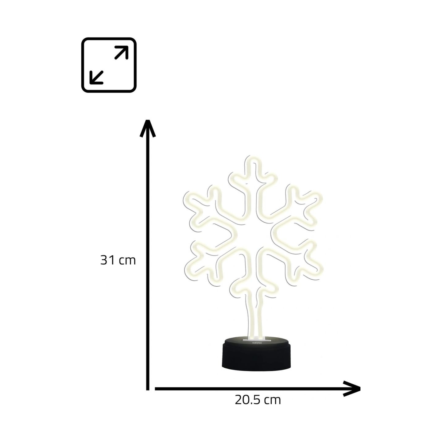 Manta SNL84WH  lamp Light decoration Snowflake