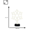 Manta SNL84WH  lamp Light decoration Snowflake