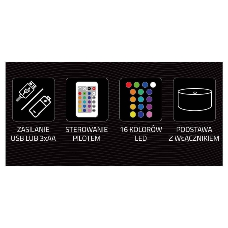 Manta SNL64RGB LED lamp Light decoration Car 3D RGB
