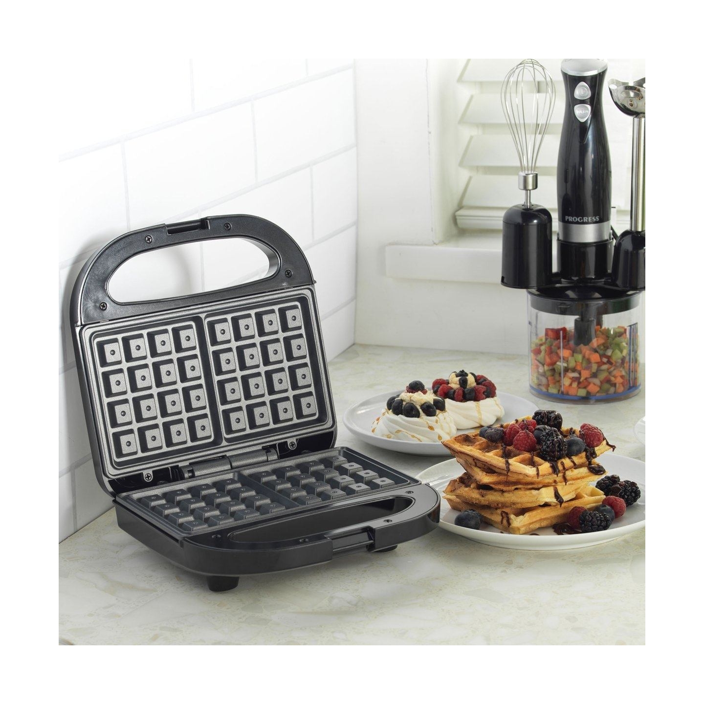 Progress EK5852PVDE Double Waffle Maker