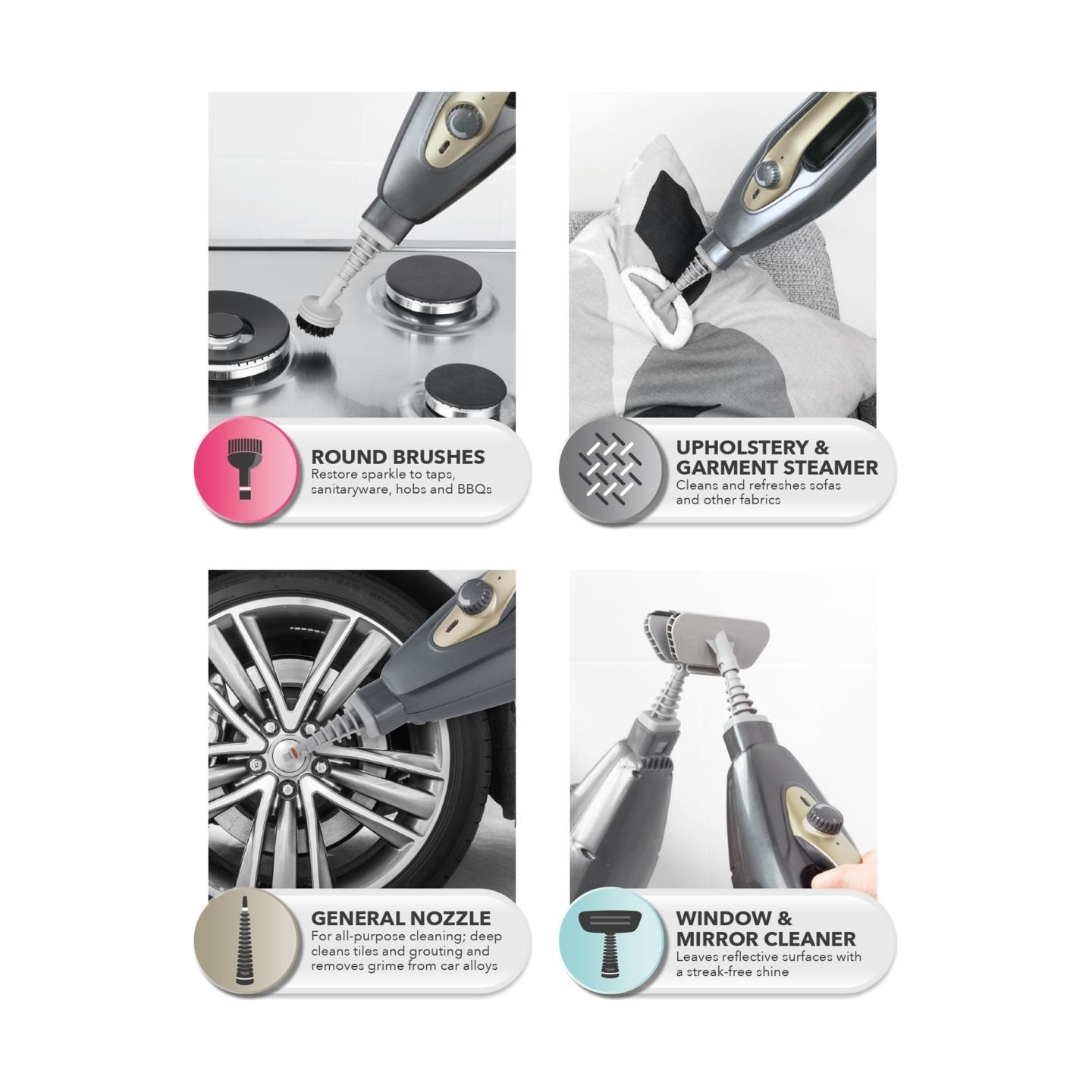 Beldray BEL01732TTVDE 14 in1 Steam Cleaner